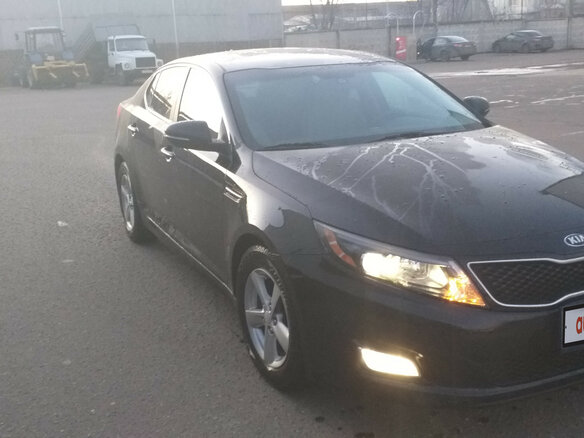 2014 Kia Optima III Рестайлинг, чёрный, 1550000 рублей - вид 3