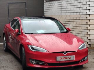 2017 Tesla Model S 75D I Рестайлинг, красный, 3300000 рублей, вид 2