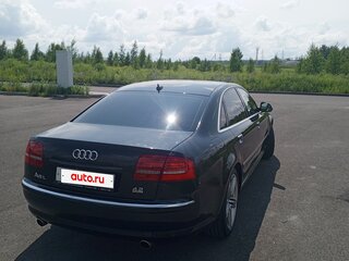 2008 Audi A8 Long II (D3) Рестайлинг 2, чёрный, 1555000 рублей, вид 4