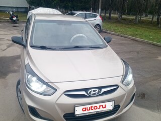 2012 Hyundai Solaris I, бежевый, 840000 рублей, вид 1