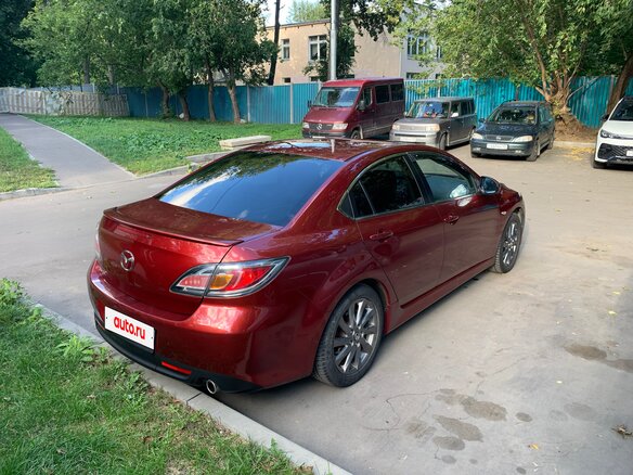 2012 Mazda 6 II (GH) Рестайлинг, красный, 1050000 рублей - вид 4