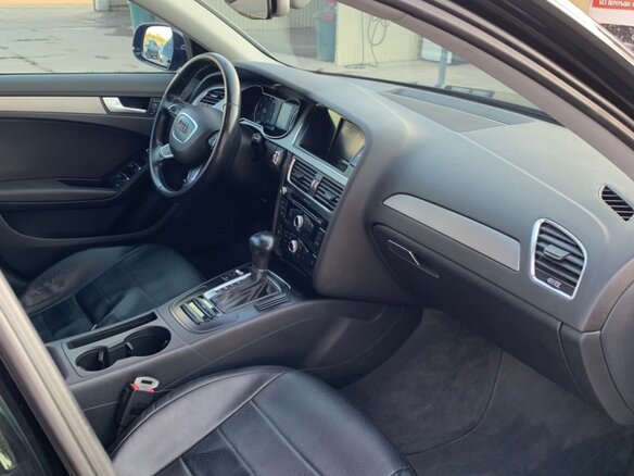 2012 Audi A4 IV (B8) Рестайлинг, чёрный - вид 9