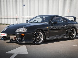 1995 Toyota Supra IV (A80), чёрный, 4500000 рублей, вид 2