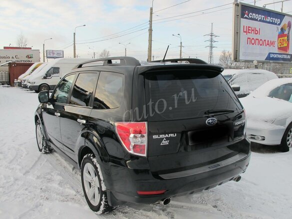 2008 Subaru Forester II Рестайлинг, чёрный - вид 4