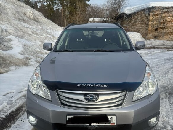2010 Subaru Outback IV, серебристый, 1280000 рублей - вид 1