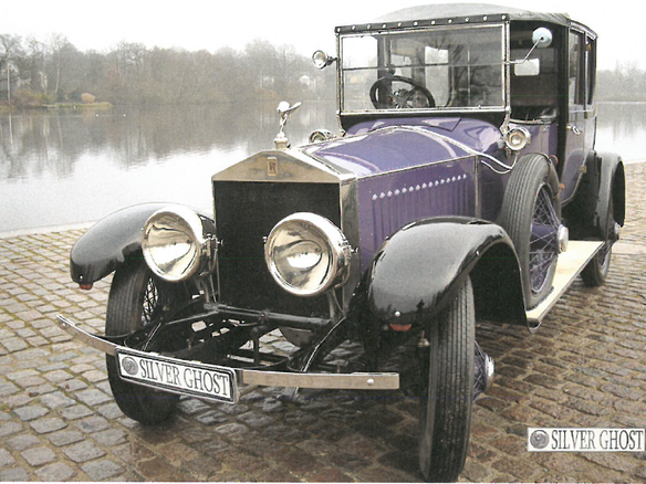 1914 Rolls-Royce Silver Ghost, синий - вид 3