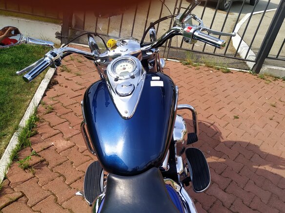 2005 Kawasaki VN2000 Vulcan, синий, 700000 рублей - вид 7