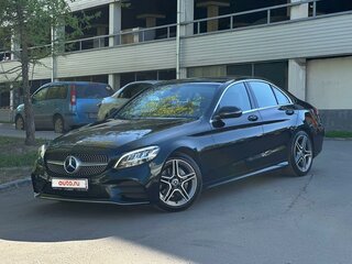 2019 Mercedes-Benz C-Класс 200 IV (W205) Рестайлинг, зелёный, 3000000 рублей, вид 3