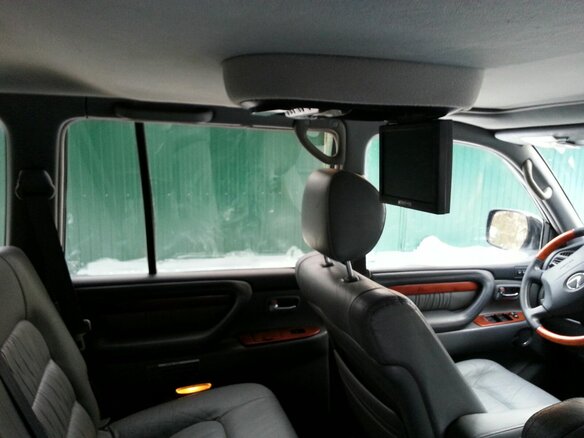 2002 Lexus LX 470 II, чёрный - вид 6