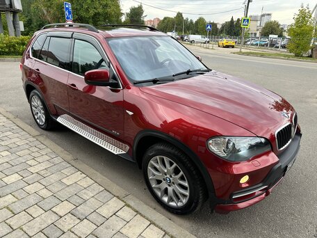 2008 BMW X5 3.0si II (E70), пурпурный, 1545000 рублей, вид 4