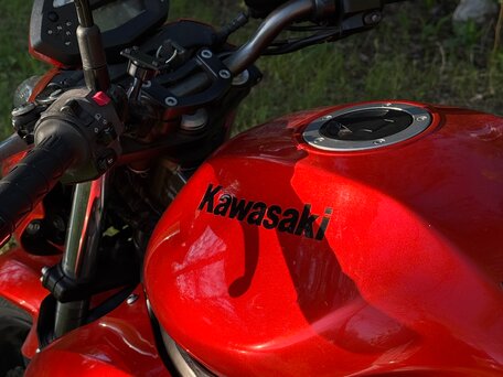 2011 Kawasaki ER-6N, оранжевый, 450000 рублей, вид 5