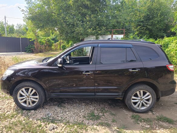 2008 Hyundai Santa Fe II, пурпурный, 1050000 рублей - вид 5