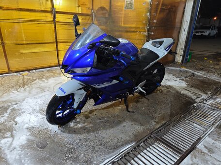 2020 Yamaha YZF-R3, синий, 500000 рублей, вид 4