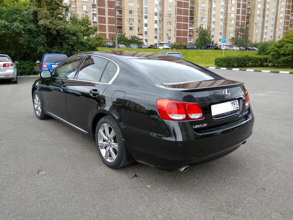 2010 Lexus GS 350 III Рестайлинг, чёрный - вид 3