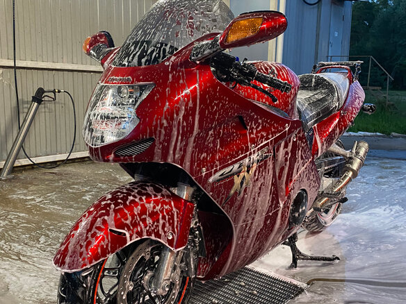 1998 Honda CBR 1100 XX, красный, 370000 рублей - вид 9