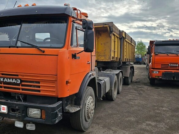 2004 КамАЗ 54115, жёлтый, 1000000 рублей - вид 5
