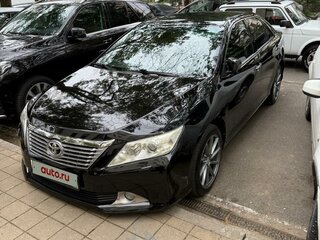 2012 Toyota Camry VII (XV50), чёрный, 1600000 рублей, вид 3