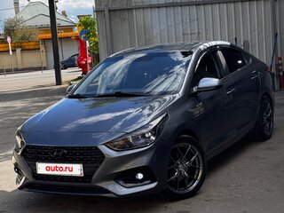 2019 Hyundai Accent V, серый, 1700000 рублей, вид 2