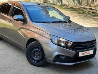 2019 Lada (ВАЗ) Vesta I, серый, 900000 рублей, вид 2