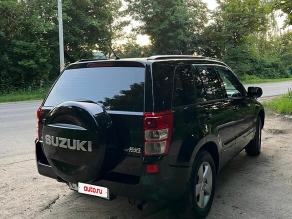 2008 Suzuki Grand Vitara II Рестайлинг, чёрный, 1100000 рублей - вид 9
