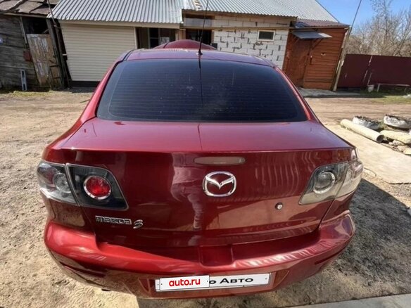 2008 Mazda 3 I (BK) Рестайлинг, красный, 650000 рублей - вид 4