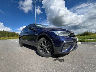 2021 Volkswagen Tiguan Allspace II Рестайлинг, синий, 3500000 рублей, вид 1