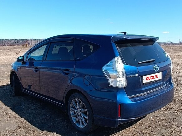 2011 Toyota Prius Alpha I (ZVW40/41), синий, 1290000 рублей - вид 8