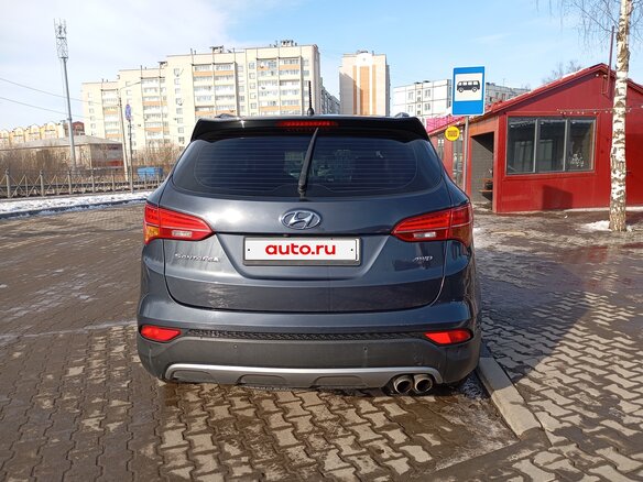 2015 Hyundai Santa Fe III, синий, 1550000 рублей - вид 7