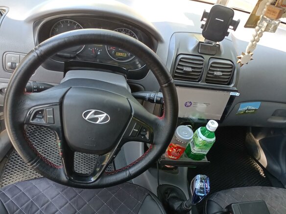 2006 Hyundai Accent ТагАЗ II, серый, 550000 рублей - вид 13