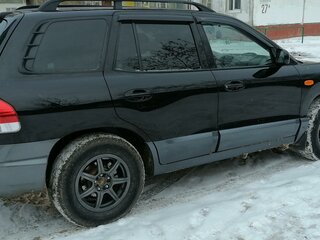 2005 Hyundai Santa Fe I, чёрный, 644000 рублей, вид 3
