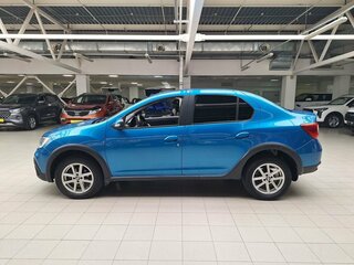2019 Renault Logan Stepway II Рестайлинг, синий, 910000 рублей, вид 4