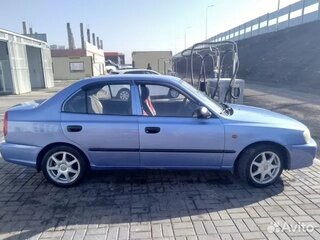 2007 Hyundai Accent ТагАЗ II, фиолетовый, 499000 рублей, вид 2
