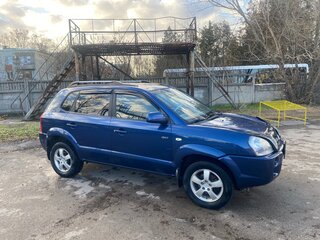 2007 Hyundai Tucson I, синий, 750000 рублей, вид 2