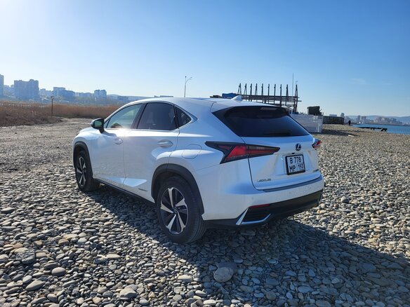 2020 Lexus NX 300h I Рестайлинг, белый, 3950000 рублей - вид 9