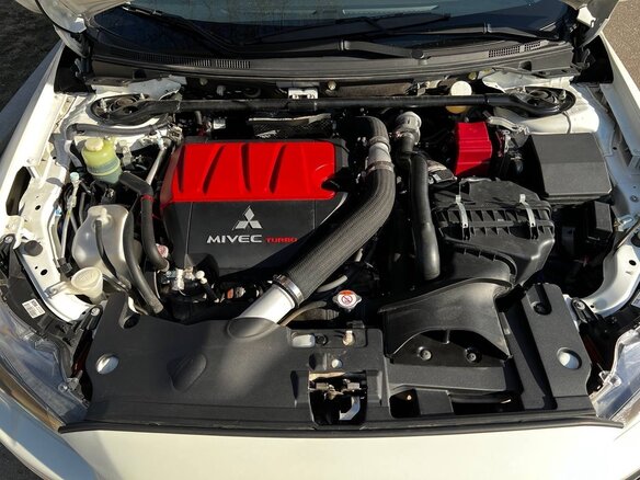 2014 Mitsubishi Lancer Evolution X, белый - вид 12
