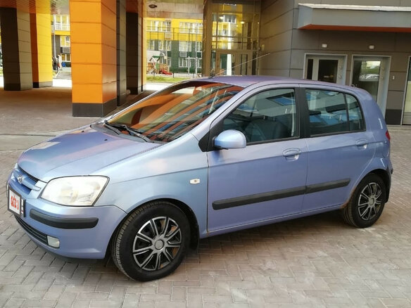 2004 Hyundai Getz I, голубой - вид 4
