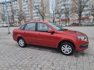 2022 Lada (ВАЗ) Granta Euro-2 I Рестайлинг, красный, 780000 рублей, вид 2