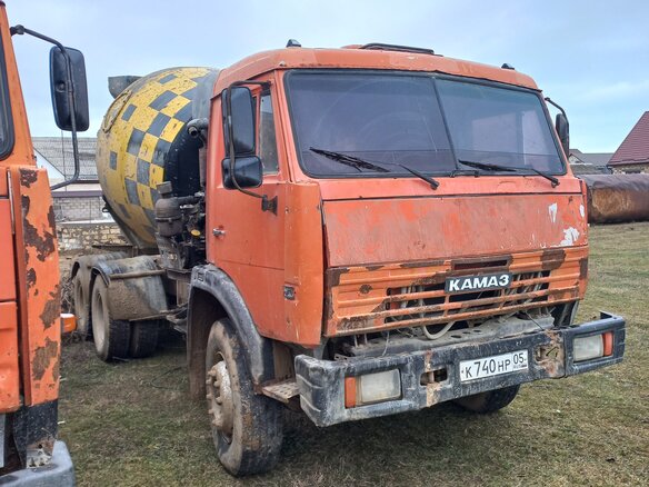 2005 КамАЗ Автобетоносмеситель, красный, 950000 рублей - вид 3