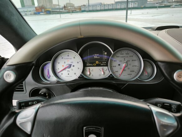 2003 Porsche Cayenne Turbo I (955), чёрный, 1500000 рублей - вид 15