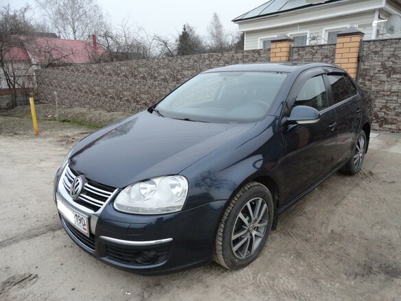 2008 Volkswagen Jetta V, синий - вид 3