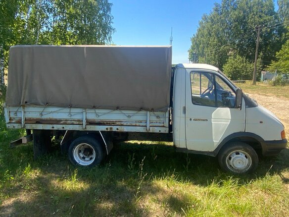 1998 ГАЗ ГАЗель (3302), белый, 220000 рублей - вид 1