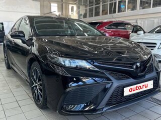 2021 Toyota Camry US Market VIII (XV70) Рестайлинг, чёрный, 3300000 рублей, вид 3