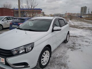 2018 Lada (ВАЗ) Vesta SW I, белый, 1050000 рублей, вид 1