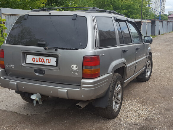 1997 Jeep Grand Cherokee I (ZJ) Рестайлинг, серебристый - вид 6
