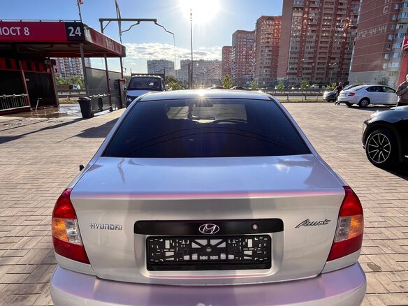 2010 Hyundai Accent ТагАЗ II, серебристый, 575000 рублей - вид 1