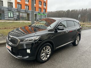2018 Kia Sorento III Prime Рестайлинг, чёрный, 2950000 рублей, вид 1