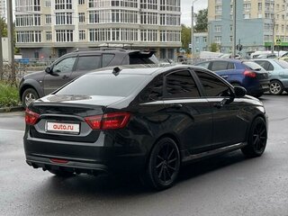 2019 Lada (ВАЗ) Vesta I, чёрный, 1500000 рублей, вид 4
