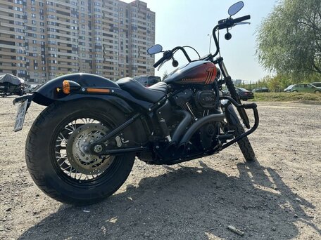 2021 Harley-Davidson Street Bob, чёрный, 1850000 рублей, вид 5