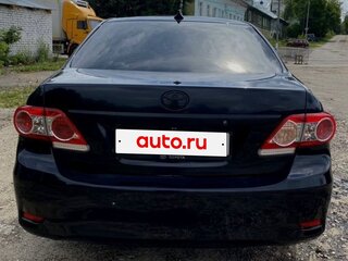 2012 Toyota Corolla X (E140, E150) Рестайлинг, чёрный, 900000 рублей, вид 3