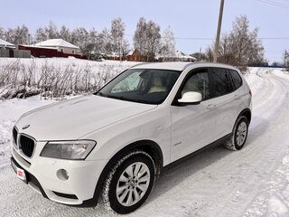 2013 BMW X3 20i xDrive II (F25), белый, 1750000 рублей, вид 1